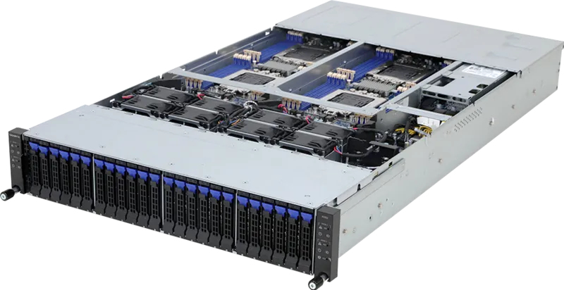 GIGABYTE H262-P60 LGA 4926 Rack (2U) Black, Steel – image 2