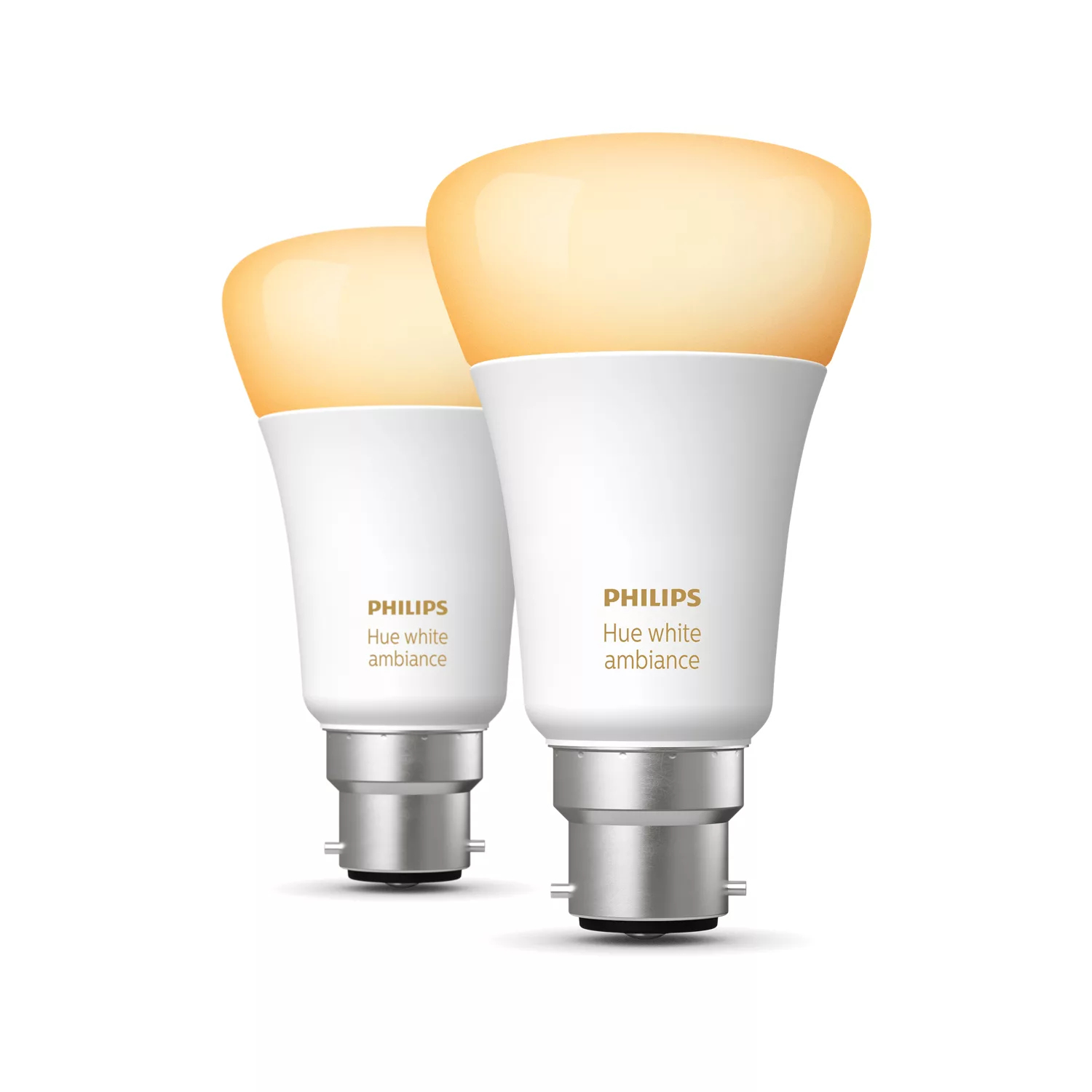Philips by Signify Philips Hue White ambience A60 – B22 smart bulb – 800 (2-pack)