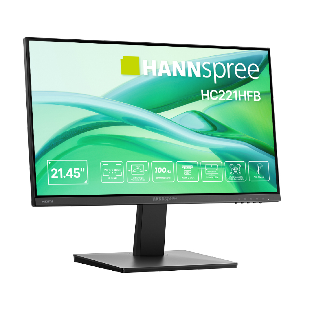 Hannspree HC221HFB Desktop Monitor (UK Only) – image 2
