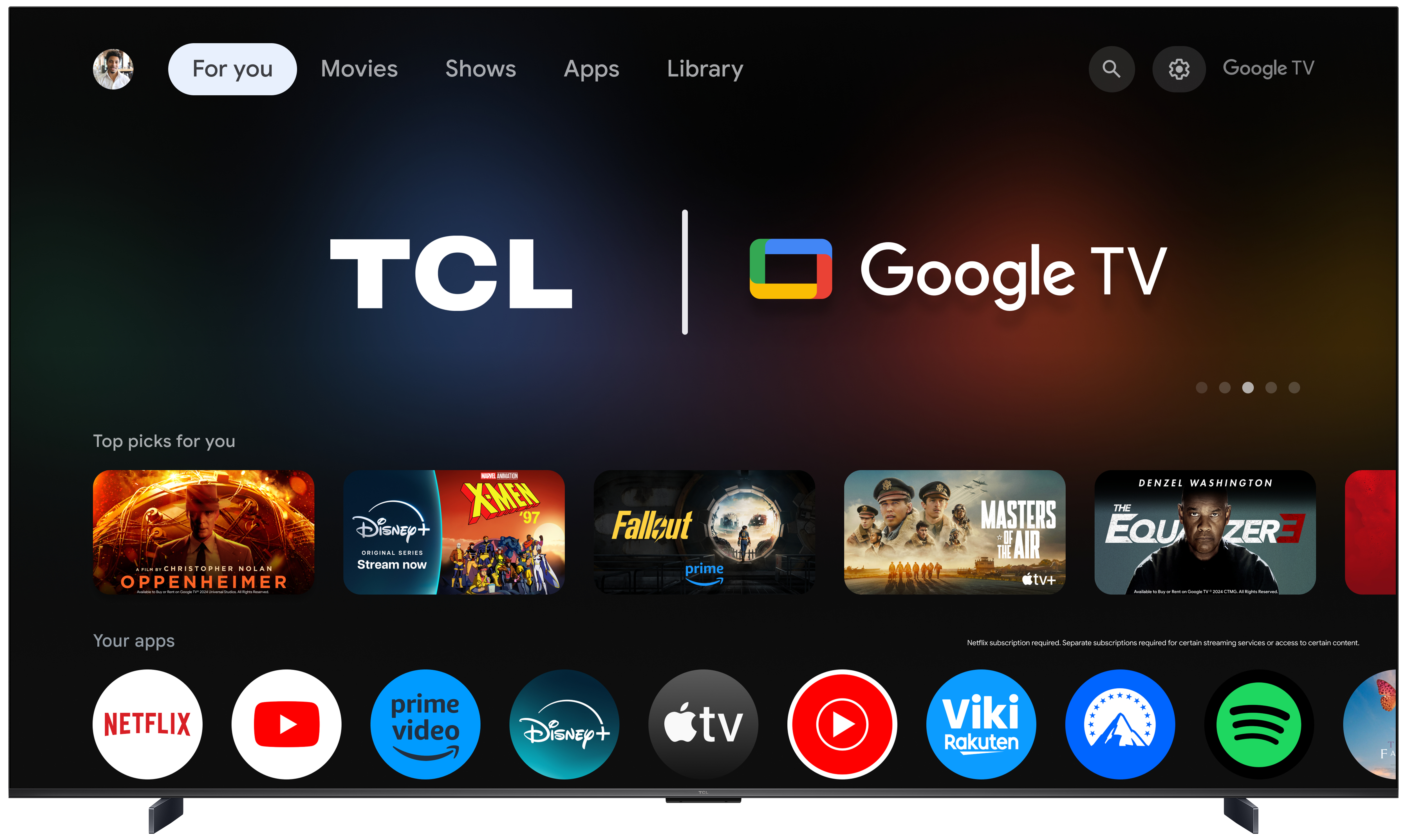 TV TCL QD Mini LED P8L 98P8L 98 4K UltraHD 144Hz Smart TV Google TV HDR10 Dolby Vision — photo 11