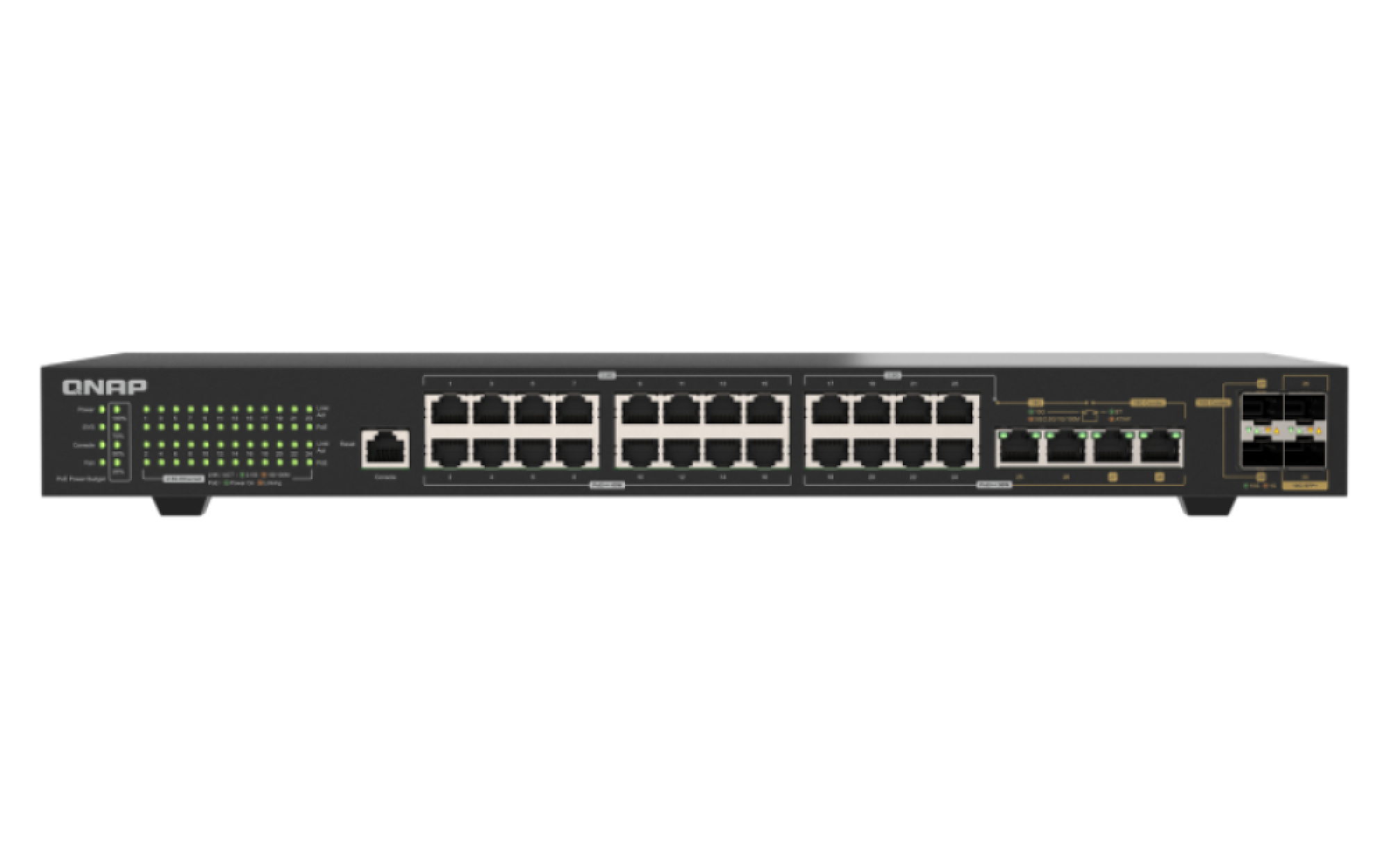 QNAP QSW-M2130P-2C2S26T network switch Managed L2 – image 1