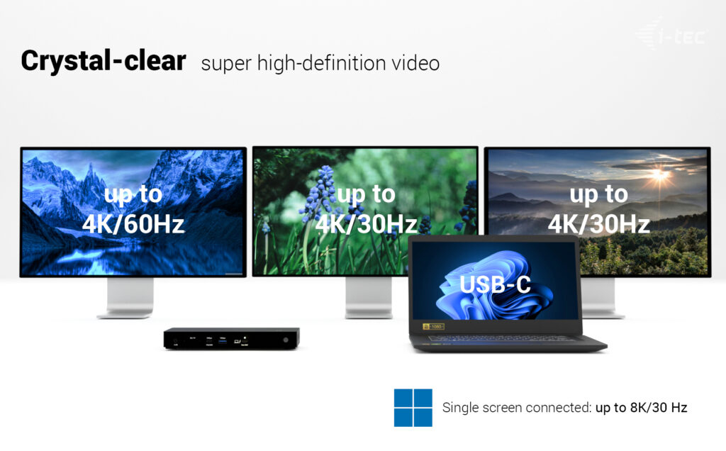 i-tec Thunderbolt4 Triple Display Docking Station + Power Delivery – image 9