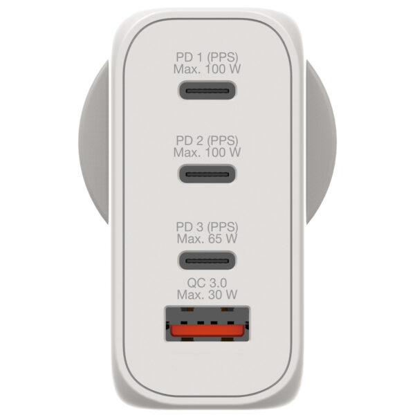 Verbatim 100W 4-Port GaN Wall Charger – image 3