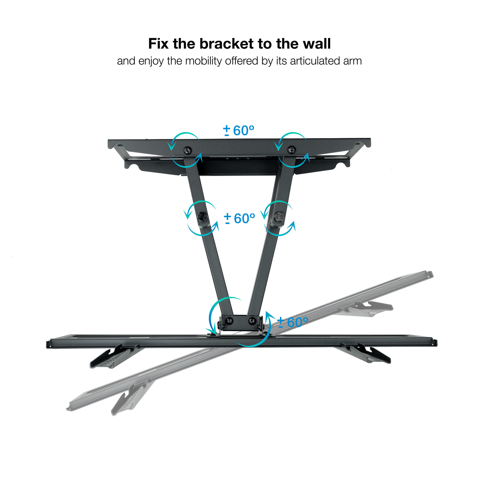 TooQ LP7866TN-B TV mount/stand 2.03 m (80") Black – image 3