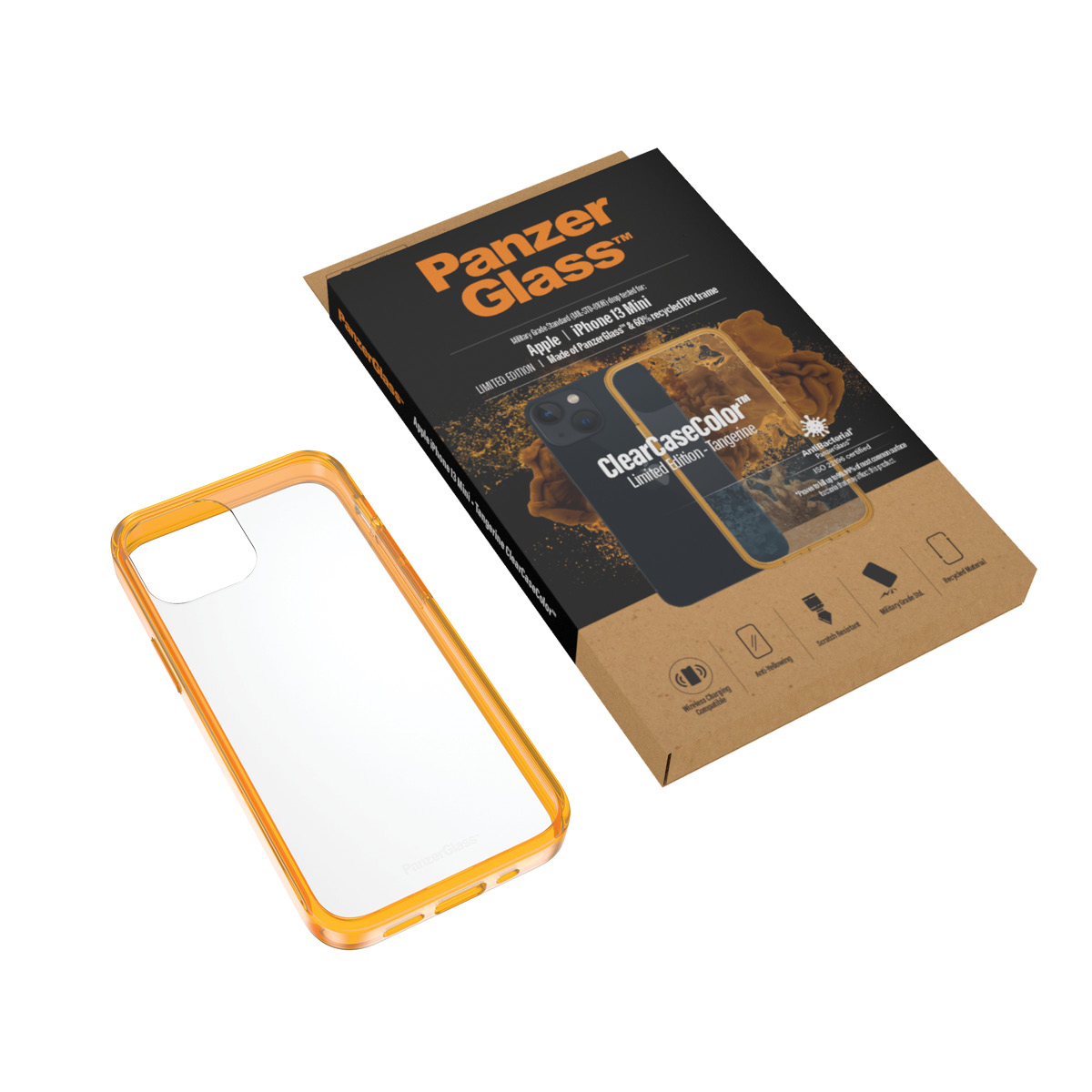 PanzerGlass ® ClearCaseColor™ iPhone 13 Mini - Tangerine – image 5