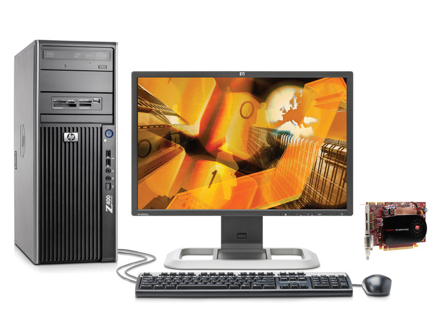 HP Z400 CMT + ATI FirePro V5700 + LP2275w