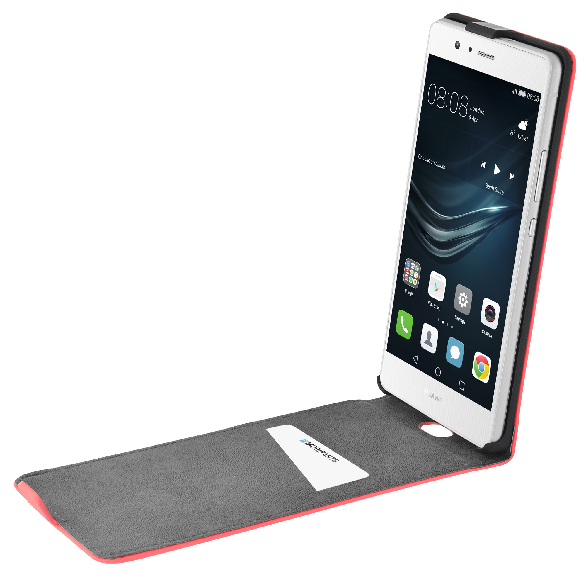 Mobiparts Premium Flip Case Huawei P9 Lite Peach Pink – image 4