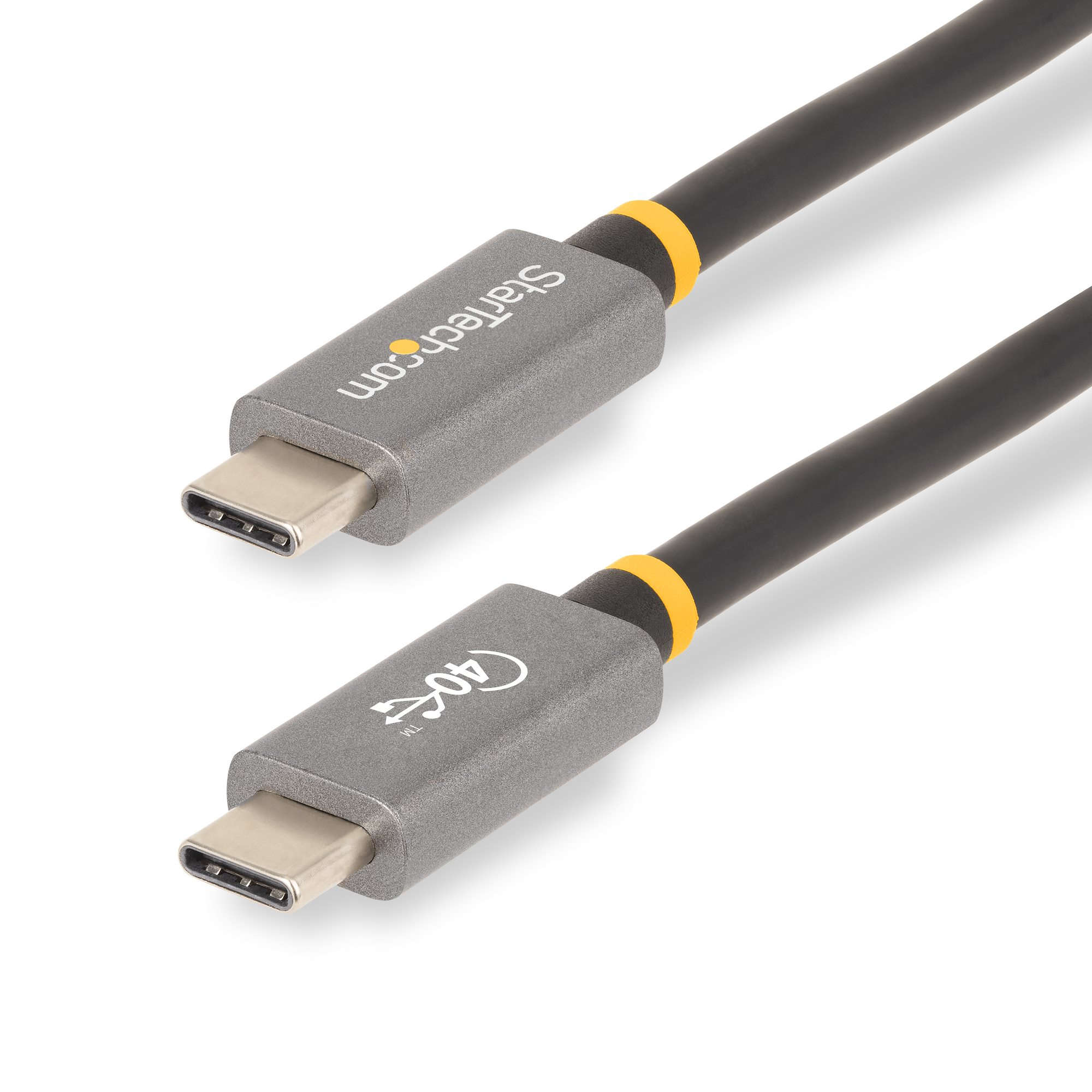 StarTech.com Câble USB4 de 1m, Câble USB-C Certifié par l'USB-IF, 40 Gbps