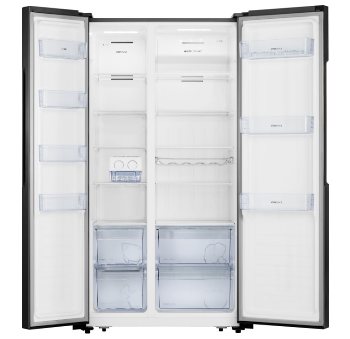 Gorenje NRS9182MB side-by-side refrigerator Freestanding – image 3