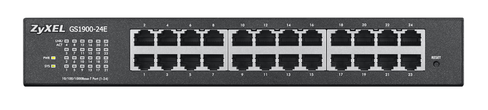 Zyxel GS1900-24E Managed L2 Gigabit Ethernet (10/100/1000) Black – image 3