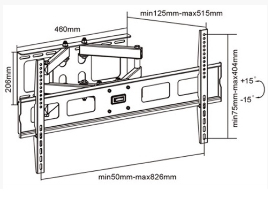 GBC 65.8890.50 TV mount/stand – image 2