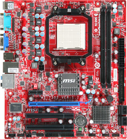 MSI 740GTM-P25 motherboard AMD