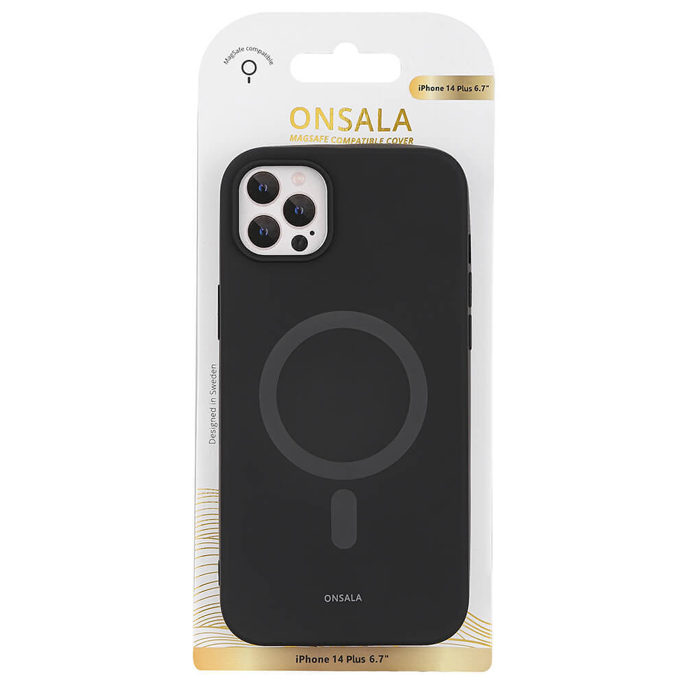 Onsala Phone Case Silicone MagSeries Black - iPhone 14 Plus – image 2