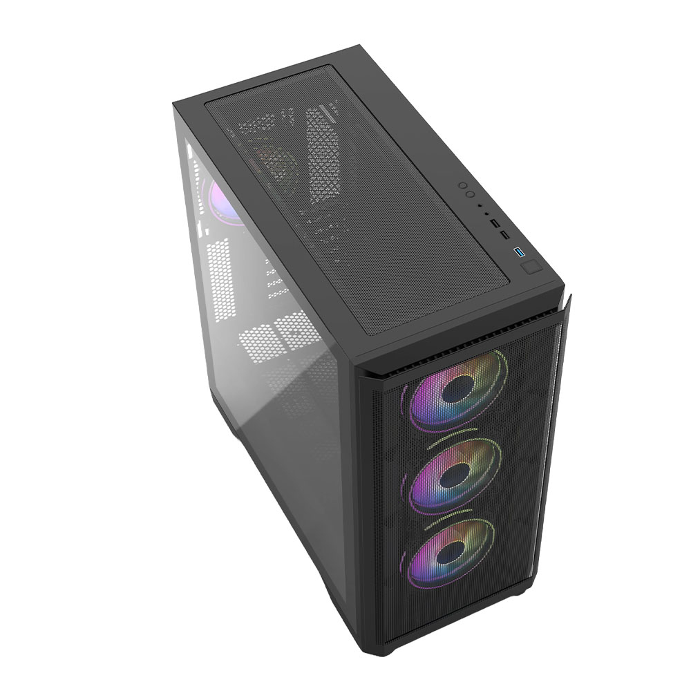VIDA AQUILON-BLK computer case Black – image 7