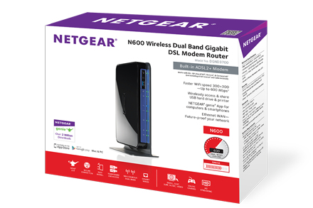 NETGEAR DGND3700B wireless router Gigabit Ethernet Dual-band (2.4 GHz – image 4