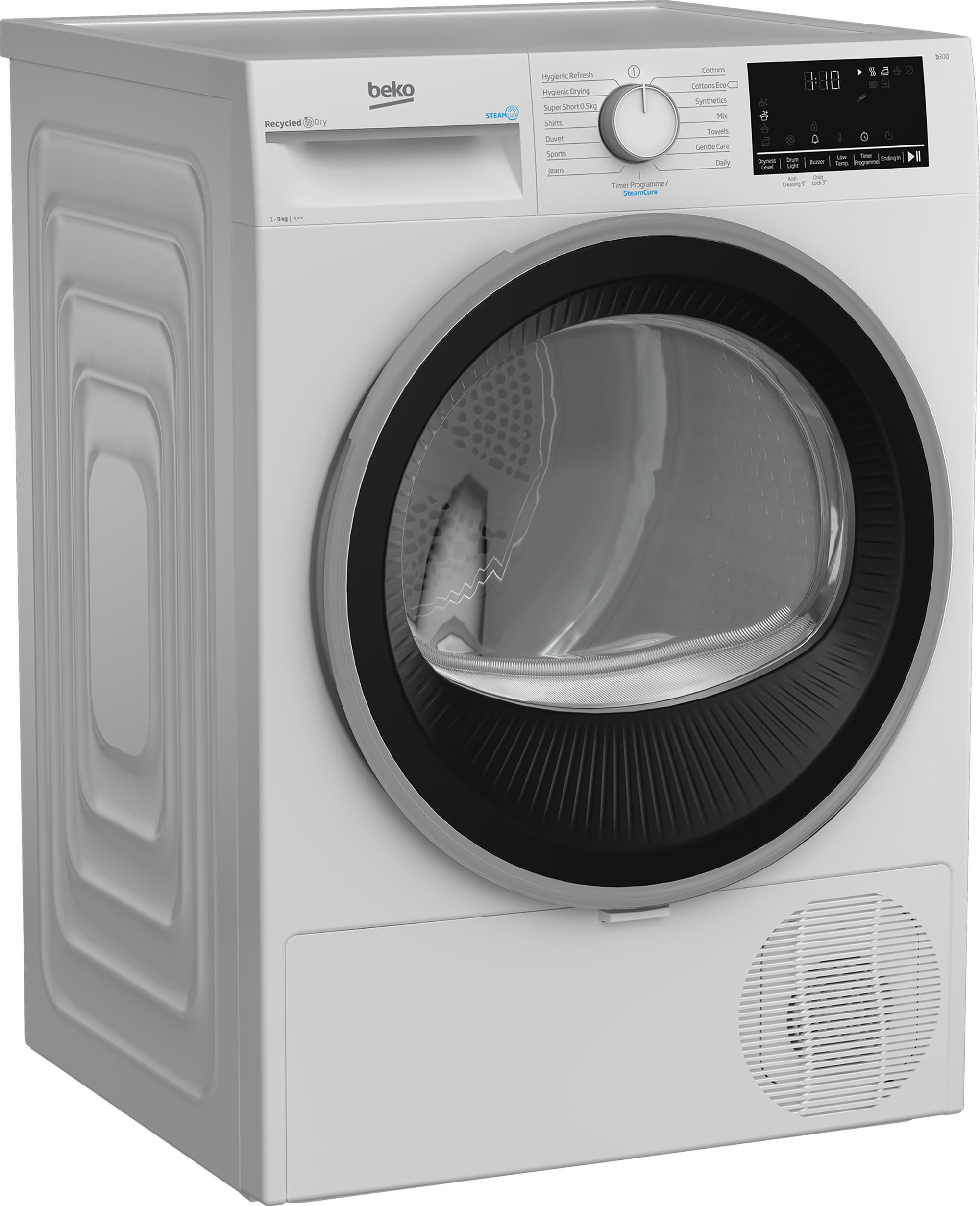 Beko B3T49231DW 9kg Heat Pump Tumble Dryer with SteamCure – image 2