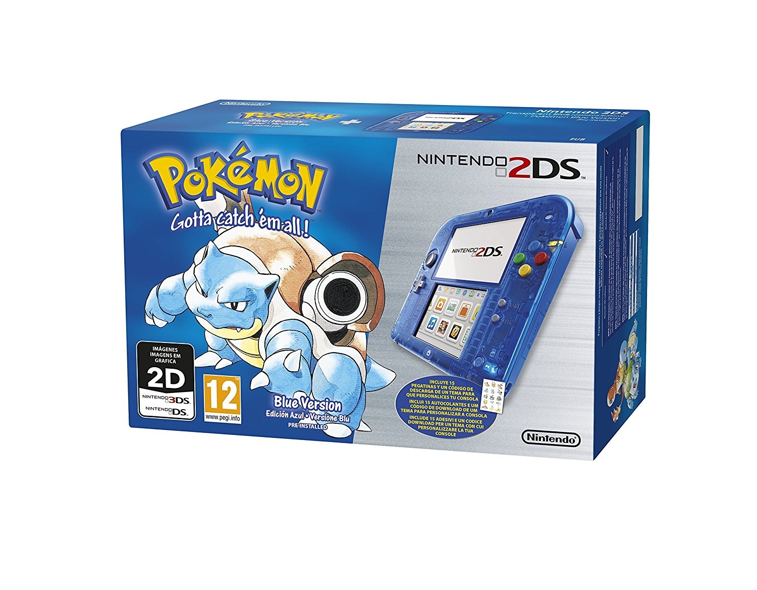 Nintendo 2DS, Blu + Pokèmon - Bundle Limited – image 1