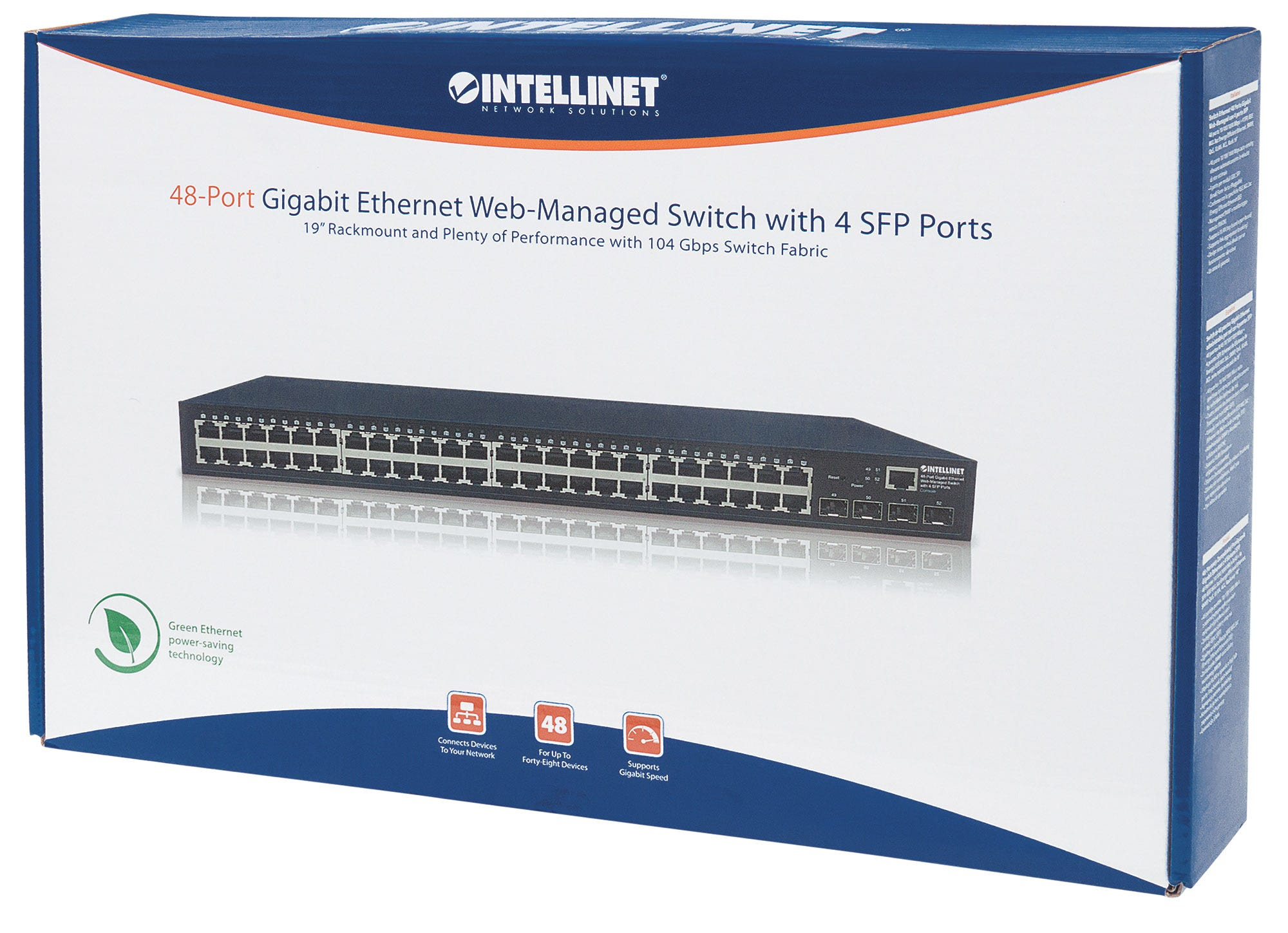 Intellinet 48-Port Gigabit Ethernet Web-Managed Switch with 4 SFP Ports – image 5