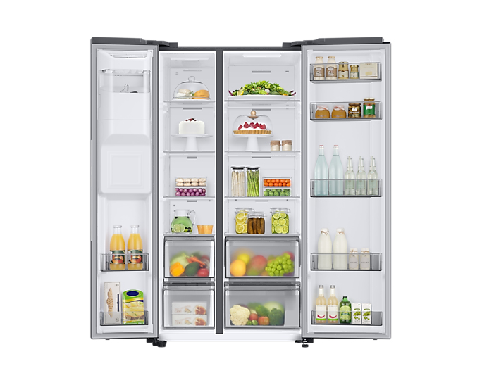 Samsung RS68A8822S9 side-by-side refrigerator Freestanding – image 7