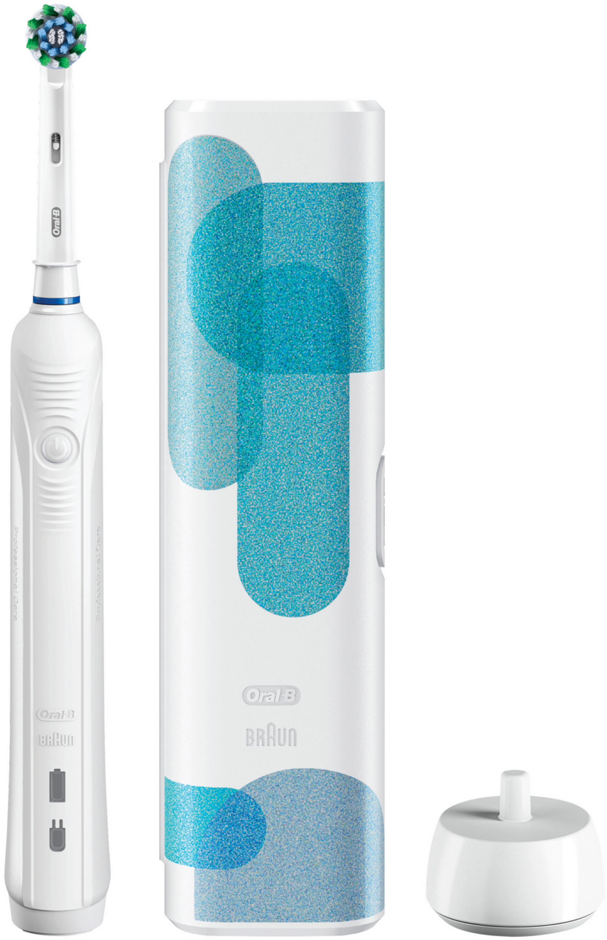 Oral-B Pro Clean Adulto Spazzolino rotante Blu, Bianco