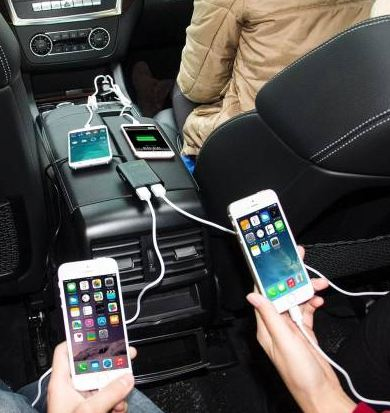 Techly Car Charger 2 USB + 2 USB for Rear Passengers Black IUSB2-CAR4TY – image 4