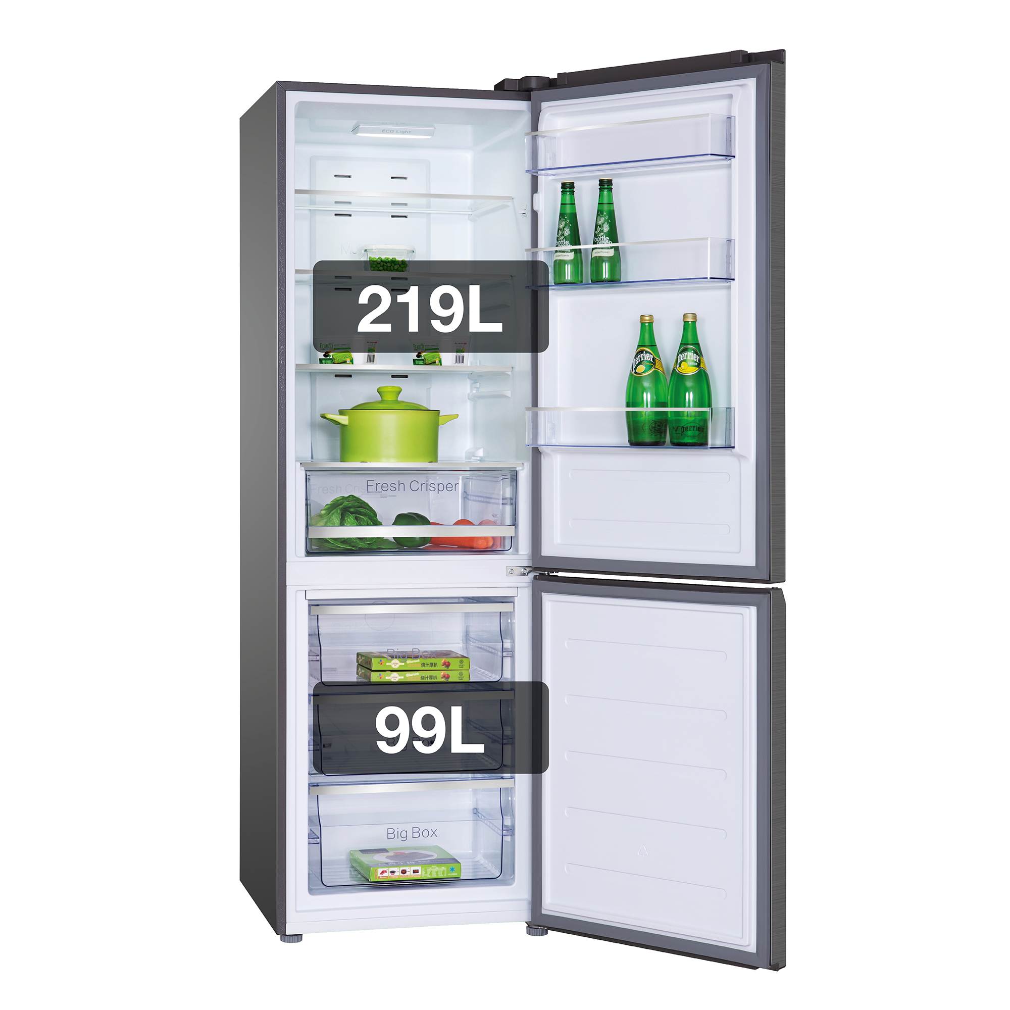 TCL RP318BXE0UK fridge-freezer Freestanding – image 4