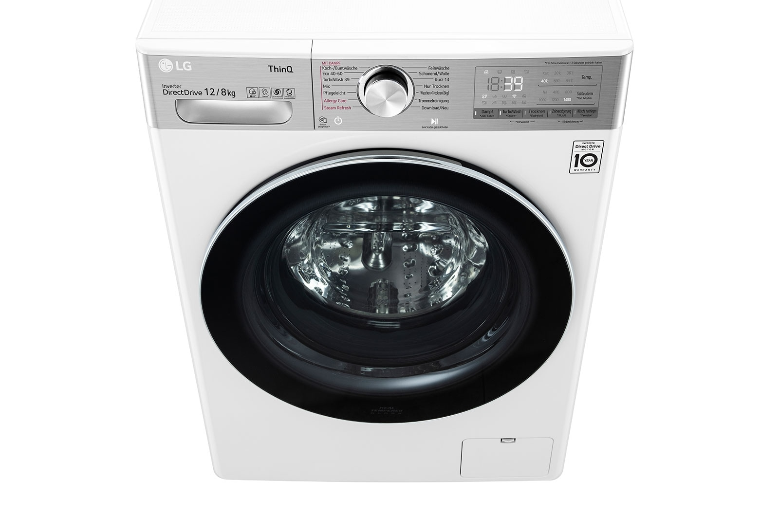 LG V9WD128H2 washer dryer Freestanding Front-load White – image 9
