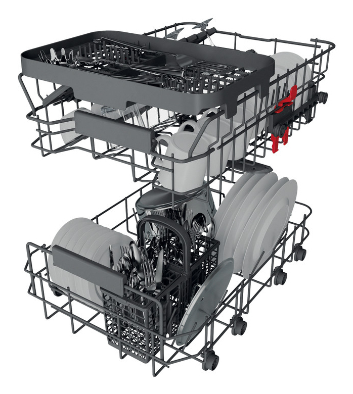 Whirlpool WSIC3M27CUKN dishwasher Fully built-in 10 place settings – image 9