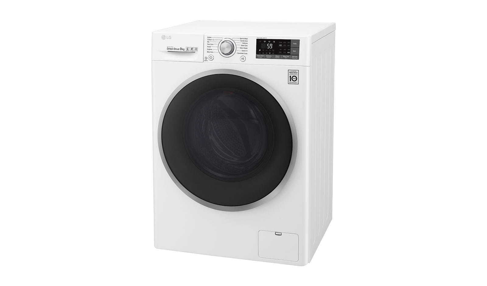 LG F4J7VNP1W washing machine Front-load – image 2