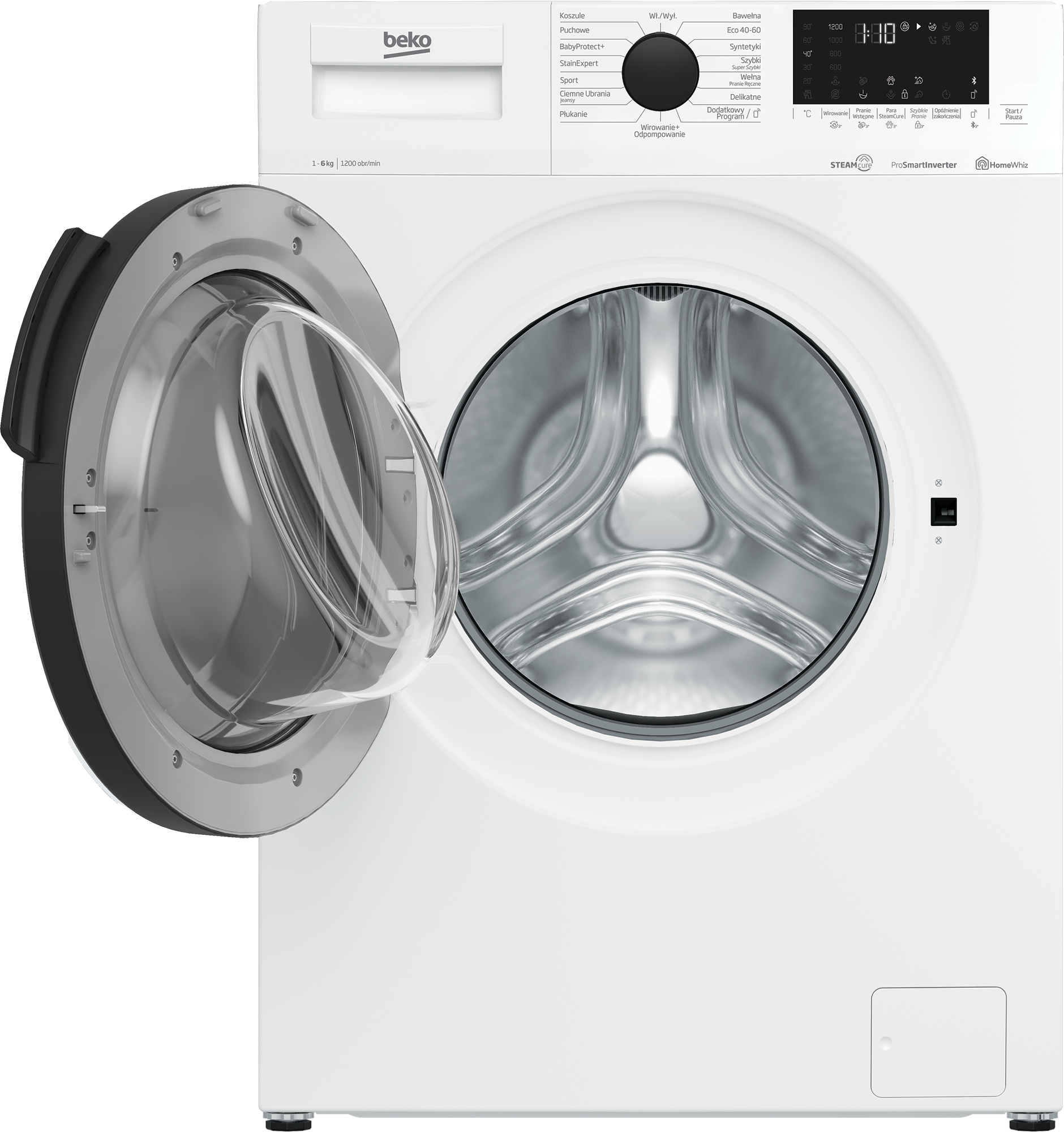 Beko WUE6624XBWS washing machine Front-load – image 3