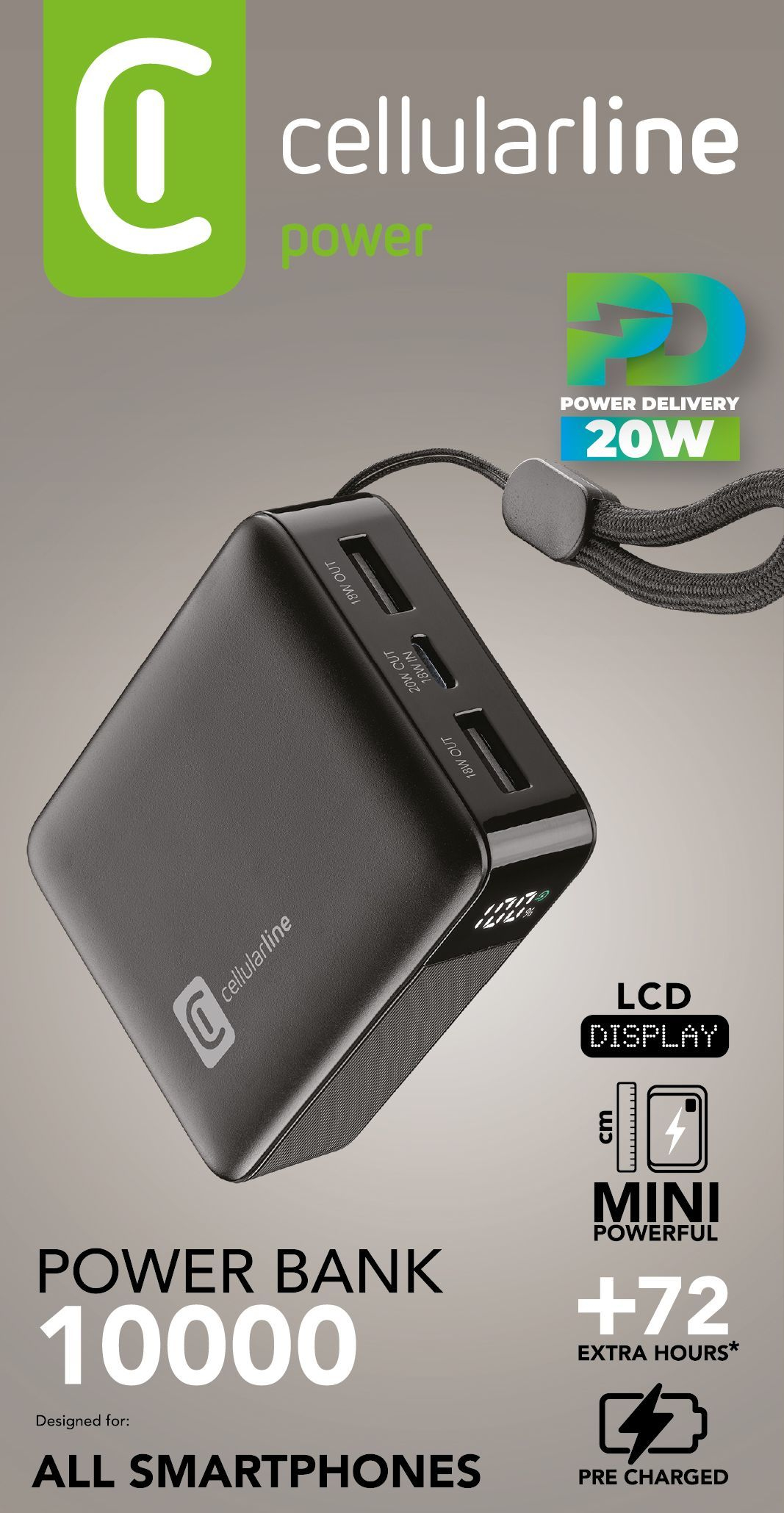 Cellularline 10,000 mAh Power Bank – image 2