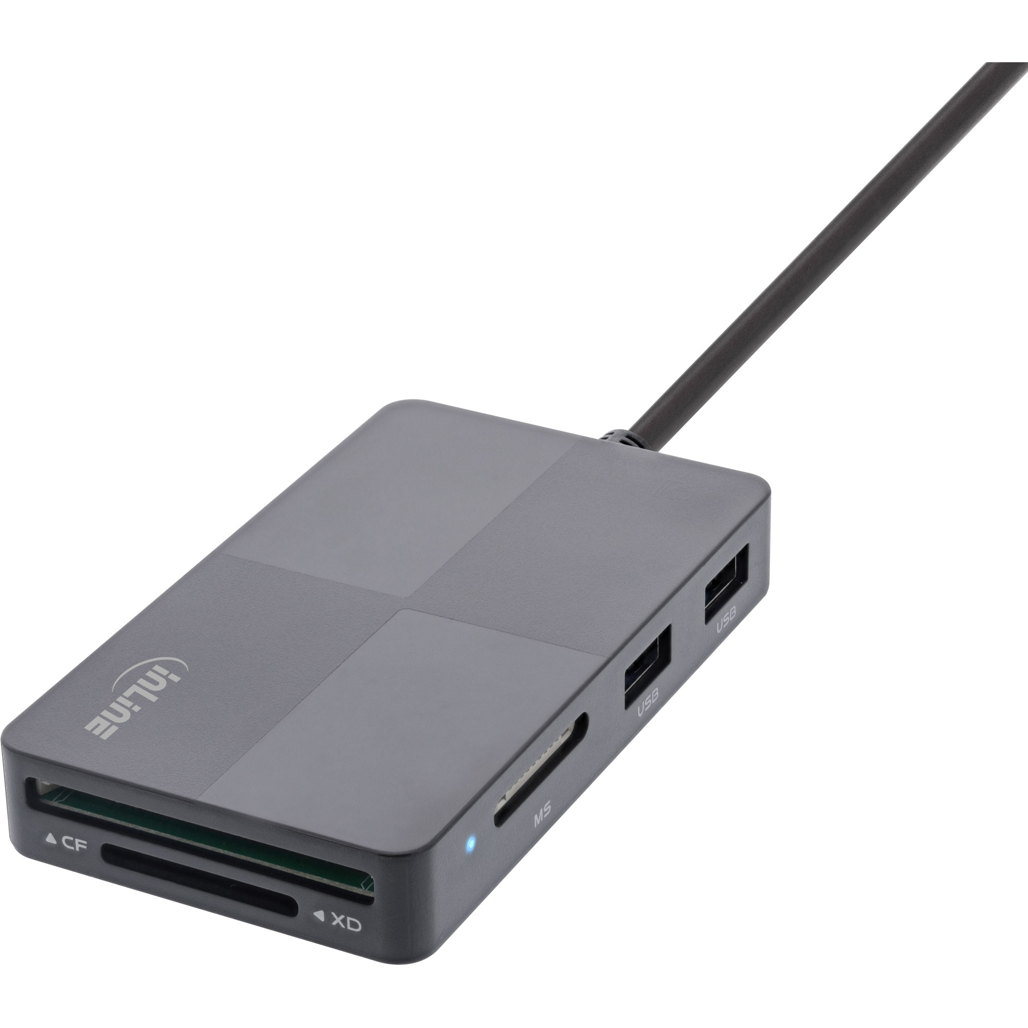 InLine 66772F card reader USB Grey – image 2