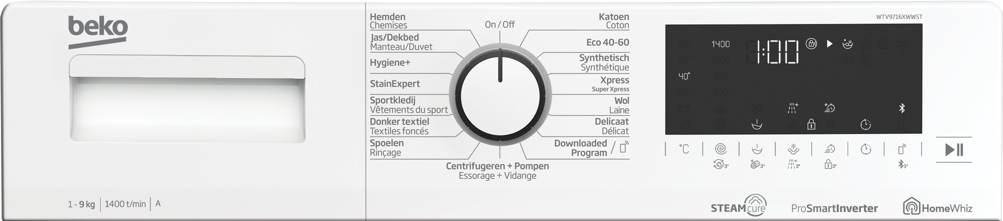 Beko WTV9716XWWST washing machine Front-load – image 4