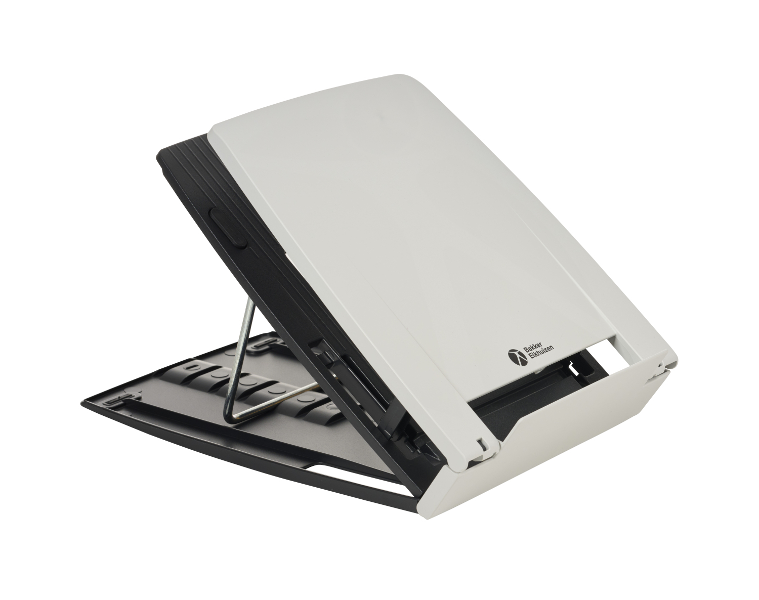 BakkerElkhuizen Ergo-Q 330 Circular Supporto per computer portatile Nero, Grigio 43,2 cm (17")