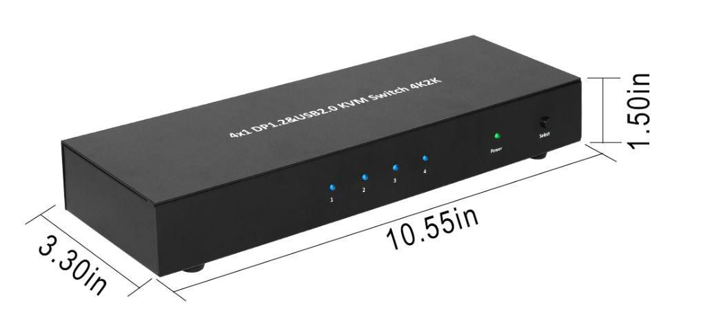 Microconnect MC-DP-KVM401K KVM switch Black – image 2
