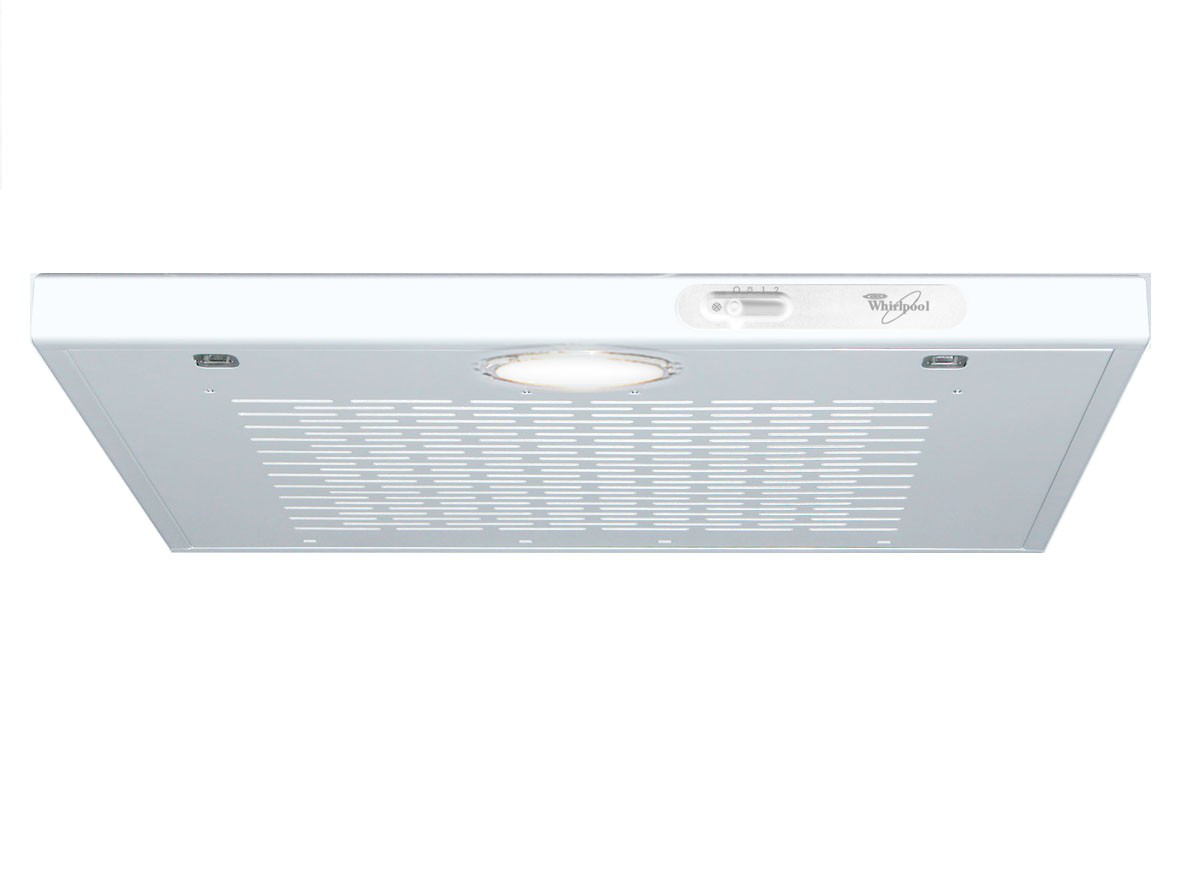 Whirlpool AKR431WH cooker hood Semi built-in (pull out) White 172 m³/h