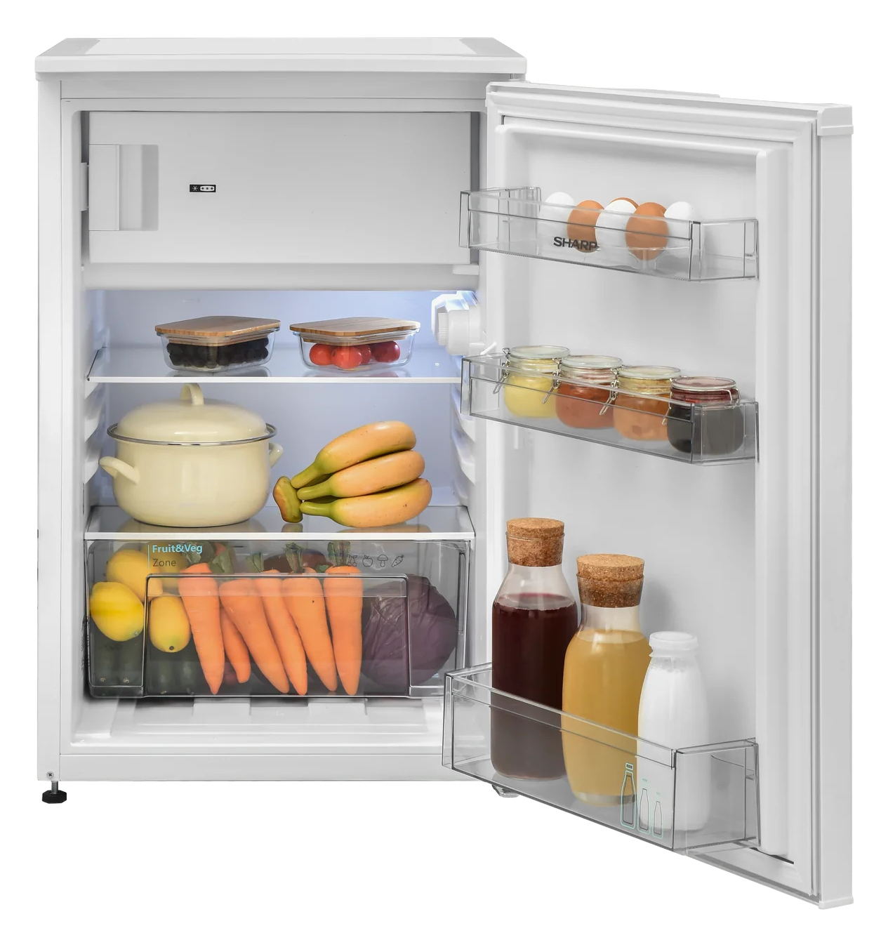 Sharp SJ-UD121T2W-EU combi-fridge Freestanding – image 4