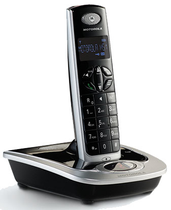 Motorola D511 telephone DECT telephone Caller ID Black, Silver
