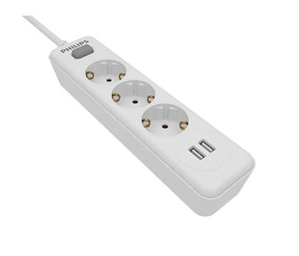 Philips SPN3032WA/10 power distribution unit (PDU) 3 AC outlet(s) White