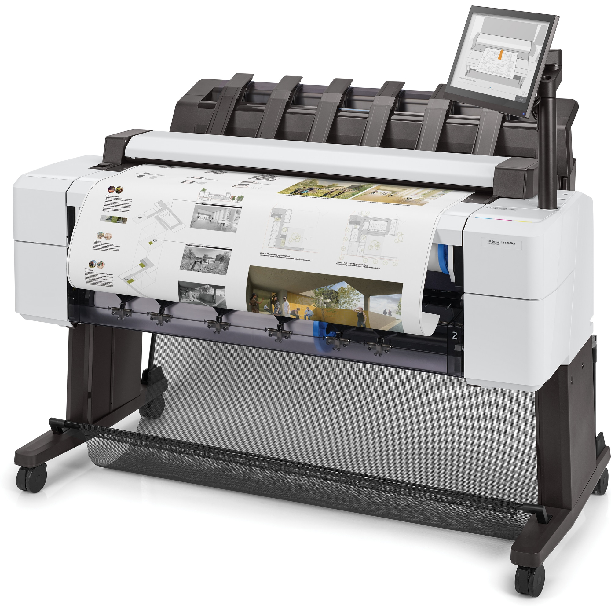 Plotter HP DesignJet T2600dr - 36" - Inyección de Tinta - RJ-45 - Requiere Care Pack de Instalación, contacta a un ejecutivo - 3EK15A Plotter HP DesignJet T2600dr - 36" - Inyección de Tinta - RJ-45 - Requiere Care Pack de Instalación, contacta a un ejecutivo - 3EK15A