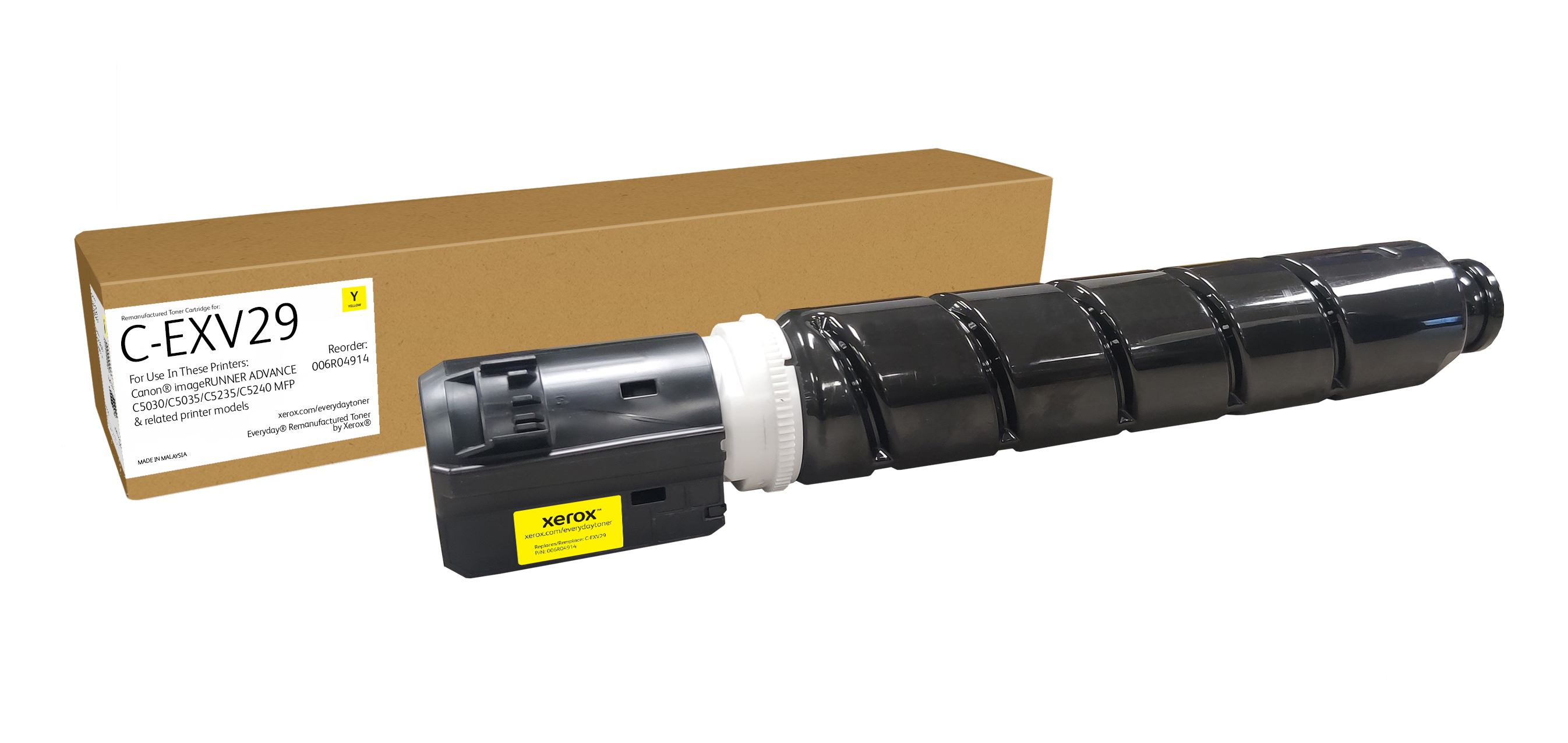 Everyday Rigenerato Toner rigenerato Everyday™ di Xerox Giallo compatibile con Canon C-EXV29 (2802B002AB), Capacità standard