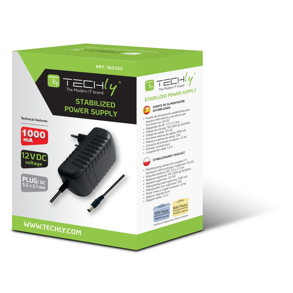 Techly IPW-12DC10A power adapter/inverter Indoor – image 2