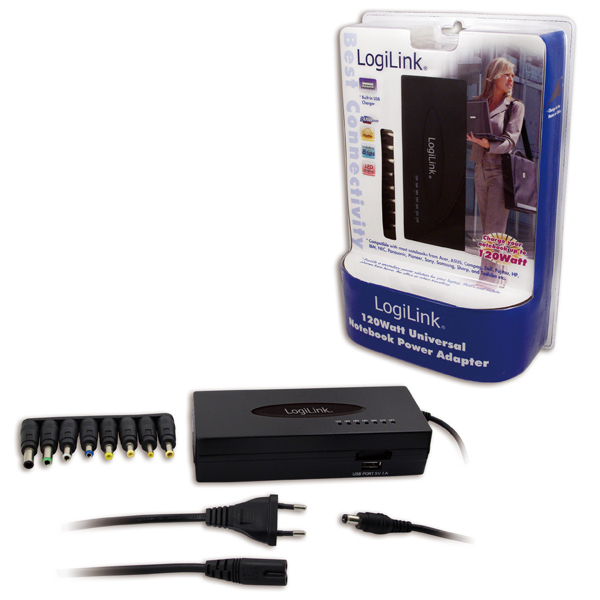 LogiLink PA0022 mobile device charger Laptop Black AC Indoor – image 2