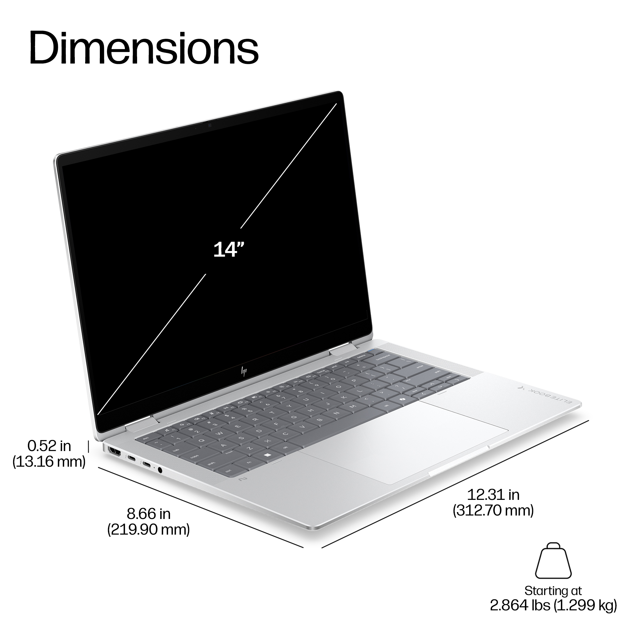 HP DW6J5AT laptop Copilot+ PC Intel Core Ultra X7 358H Hybrid (2-in-1) – image 5