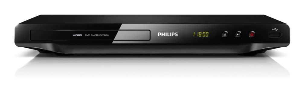 Philips DVP3680/93 DVD/Blu-Ray player DVD player Black