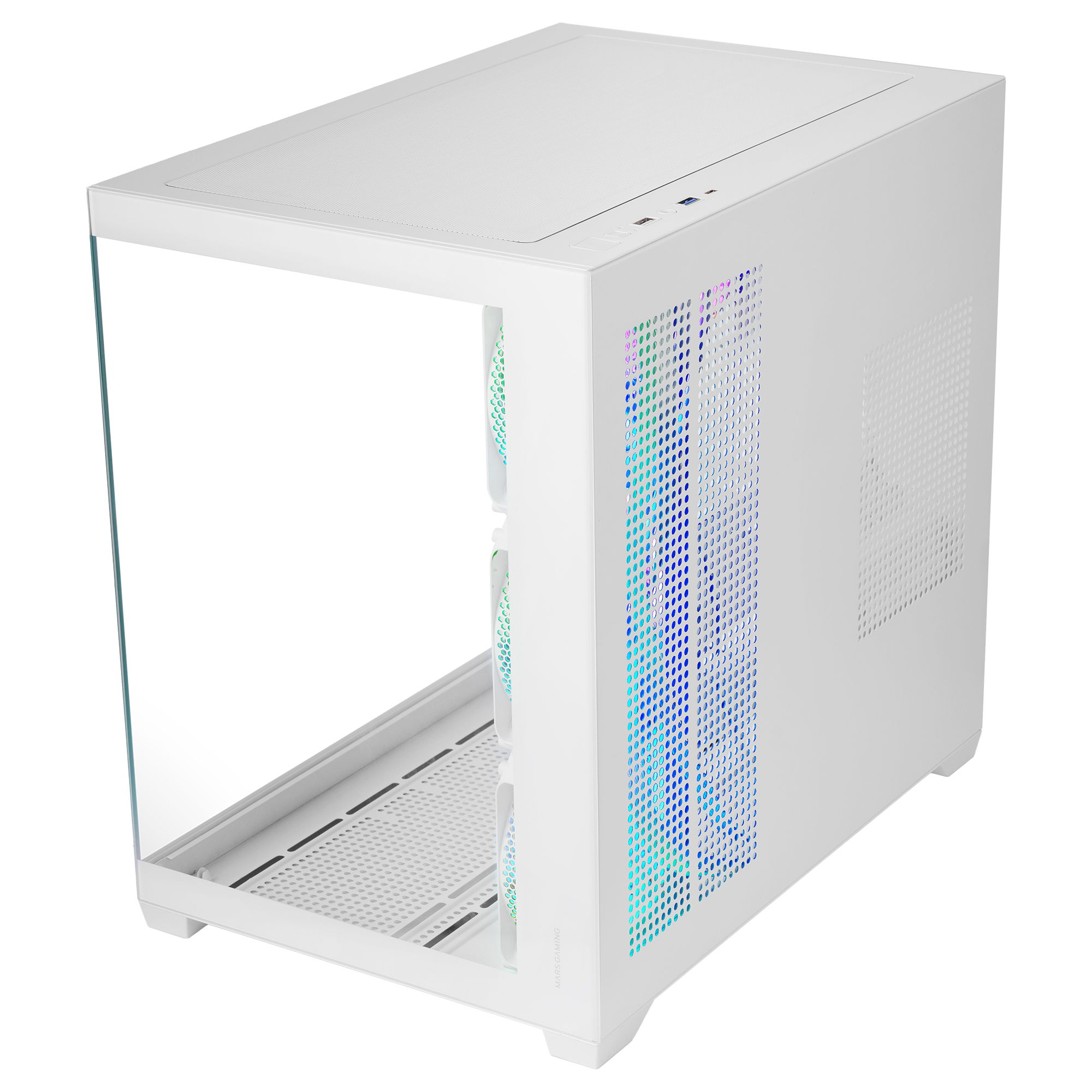 Mars Gaming MCV5W computer case Midi Tower White – image 4