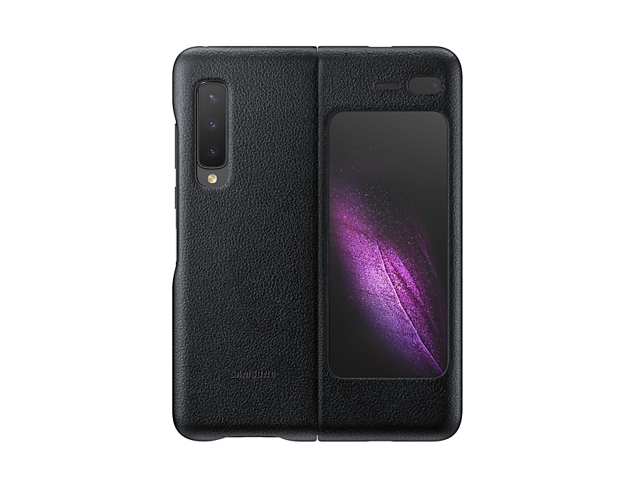 Samsung Leather Cover Galaxy Fold 5G black – image 1
