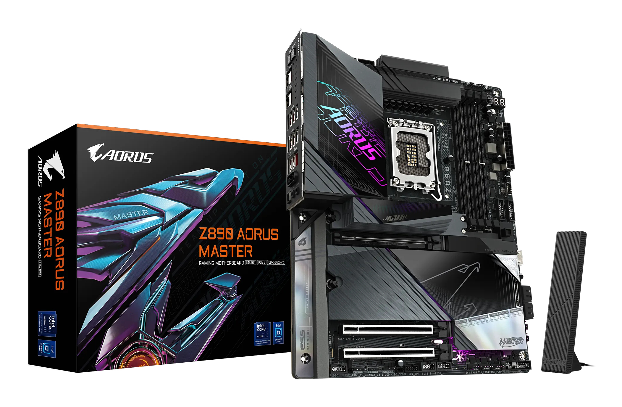 Tarjeta Madre Gigabyte Z890 Aorus Master - Socket 1851 - 4x DDR5 9500MHz - ATX - Wi-Fi 7/BT - Z890 AORUS MASTER