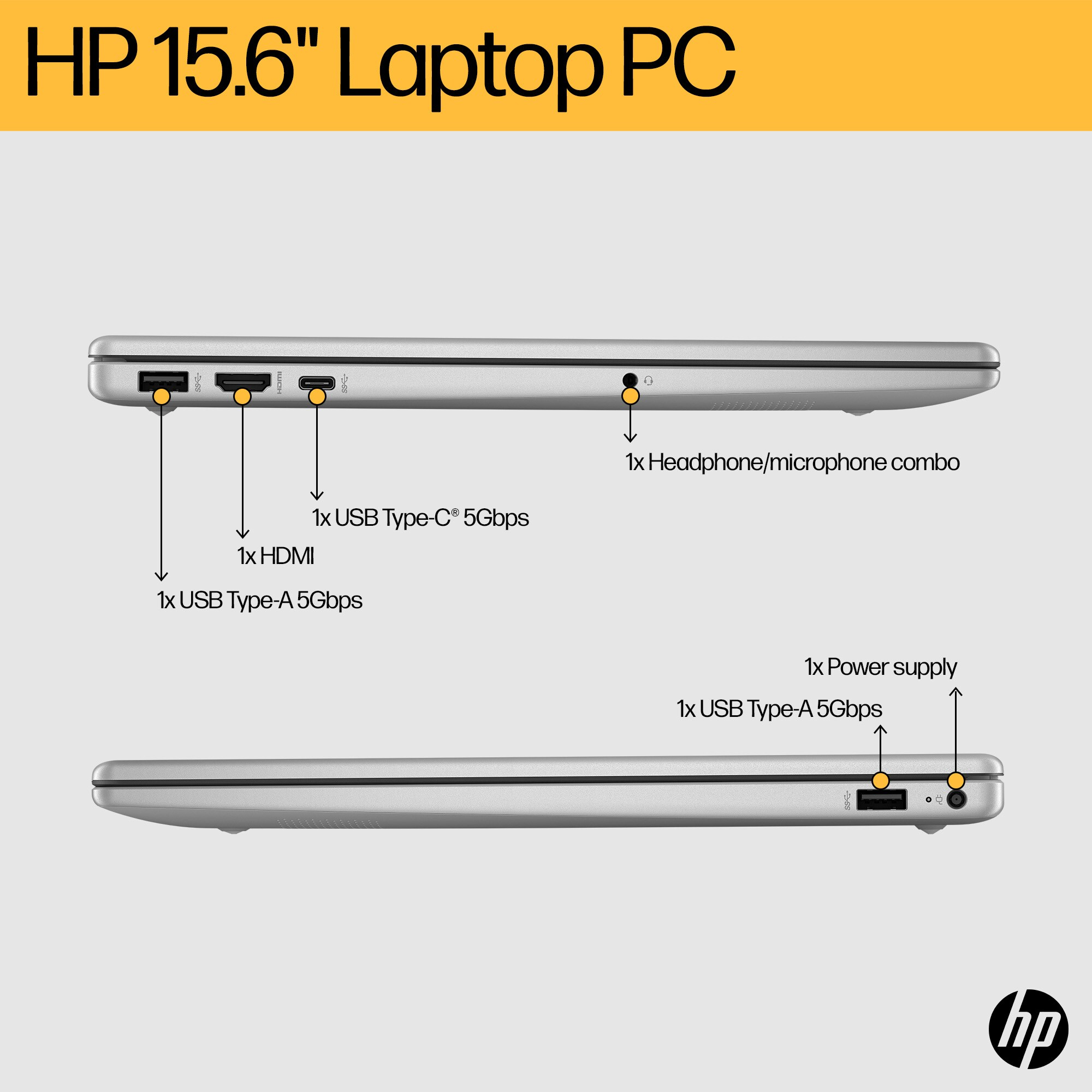 HP 15-fc0018sa AMD Ryzen™ 3 7320U Laptop – image 4