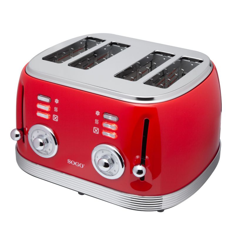 Sogo TOS-SS-5465 toaster 6 4 slice(s) Red – image 3